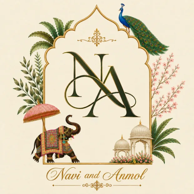 The Navi and Anmol monogram
